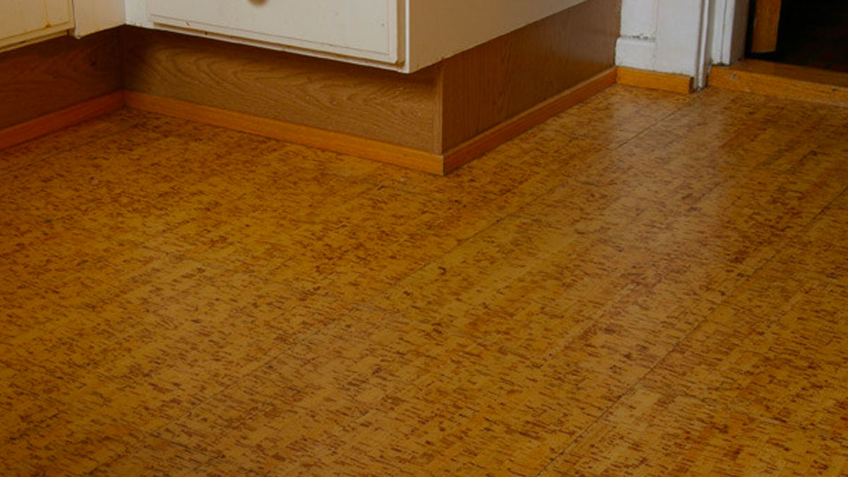 Cork Interlocking Floor Tiles Living Room